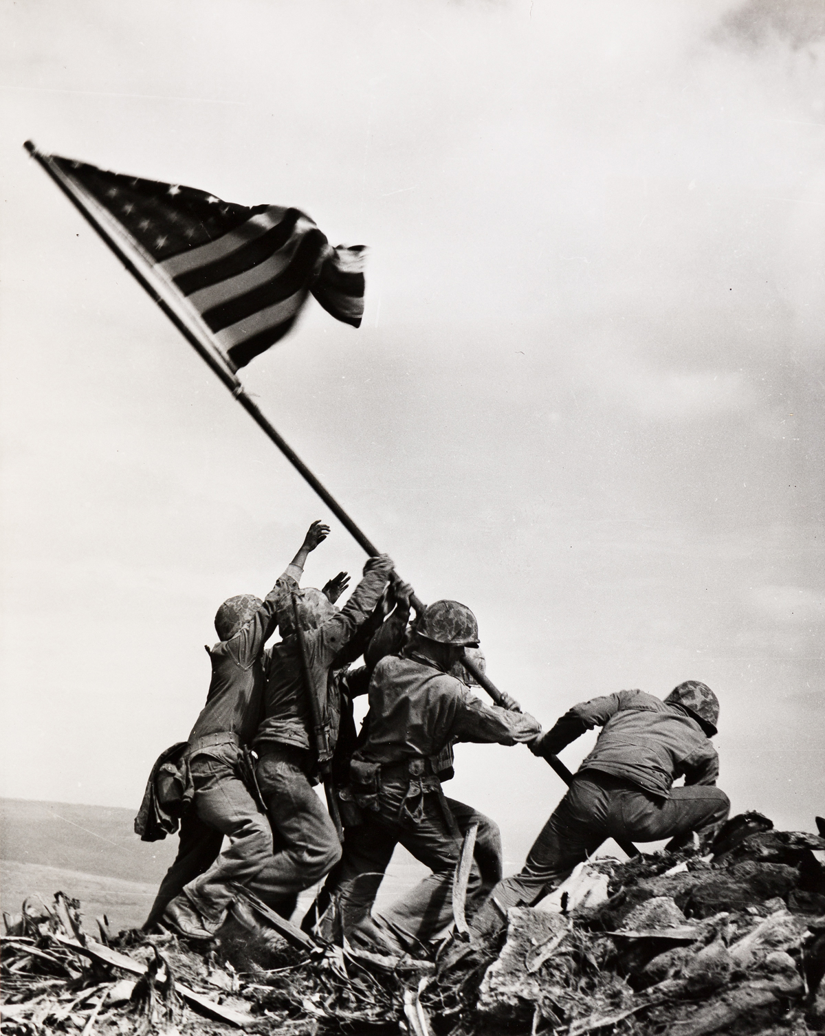 JOE ROSENTHAL (1911-2006) Raising the Flag on Iwo Jima.